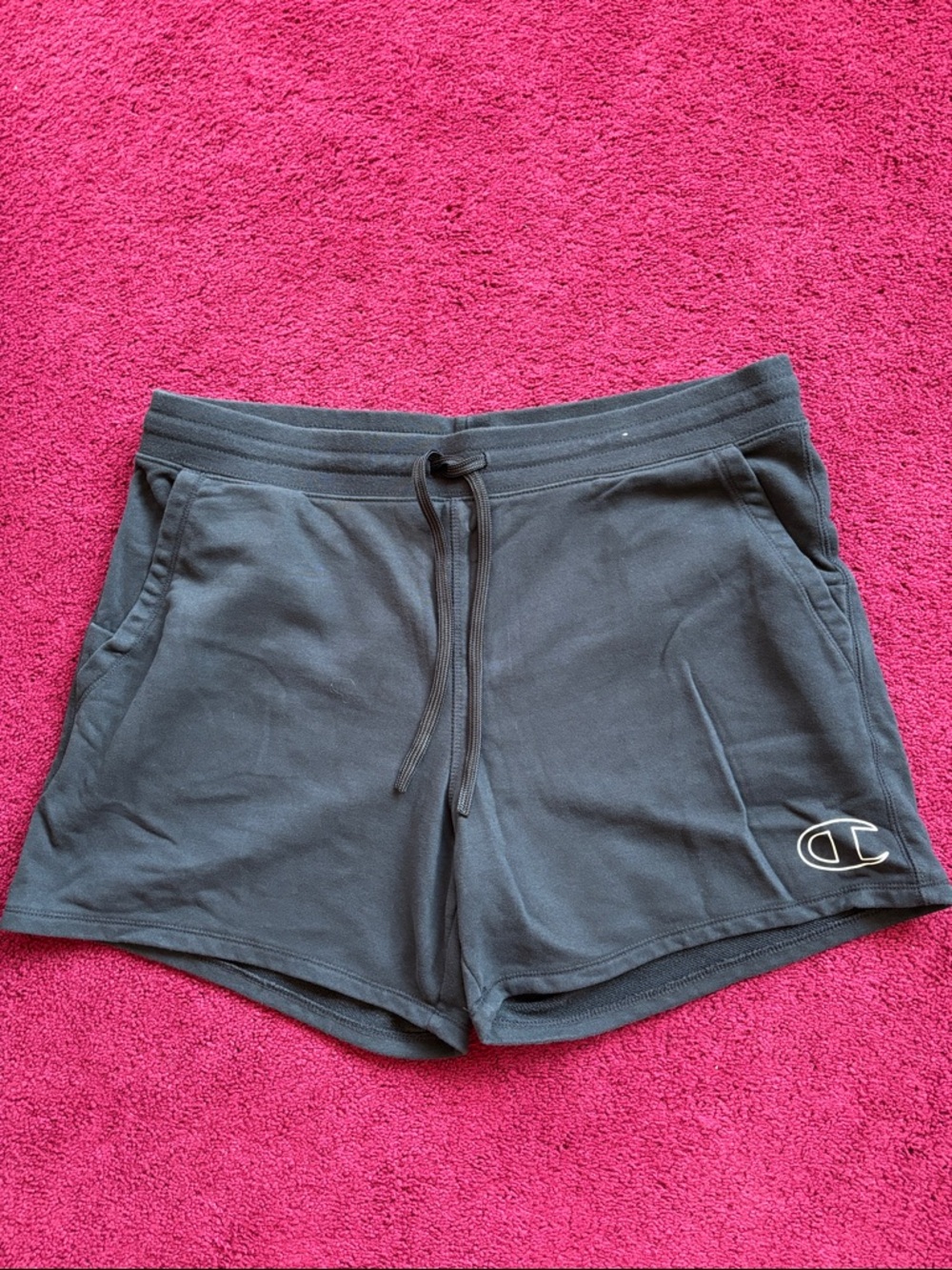 Champion Women's Black Athletic Knit Drawstring Shorts